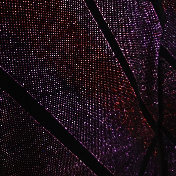 NWOT Topshop Sparkly Velour Dress - Picture 8 of 10